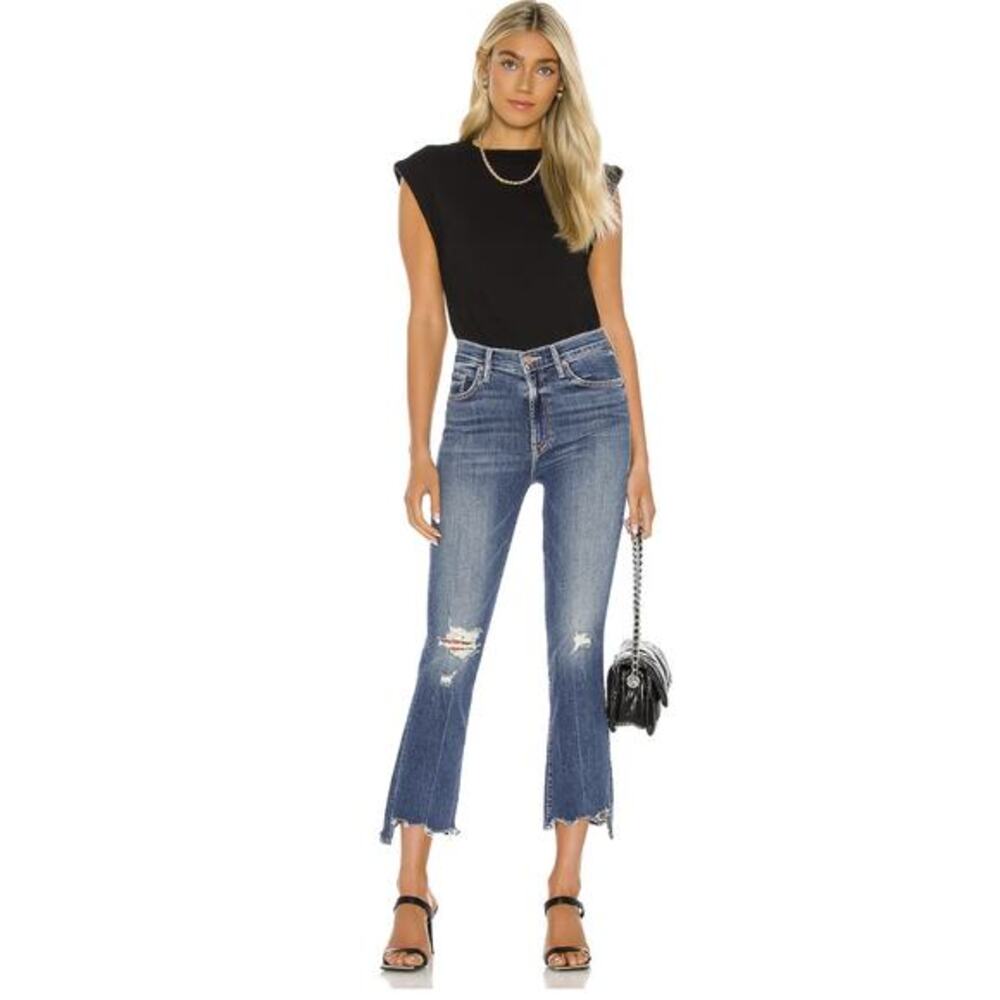 Mother The Insider Crop Step Chew in Dancing on Coals Size 26